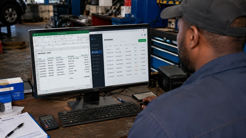 Excel vs Invoicing Software: When to Switch